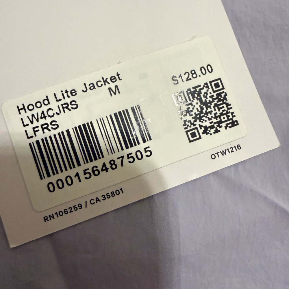💜NWT LULULEMON hood lite jacket size M lavender 💜 windbreaker light rain coat - Picture 9 of 10